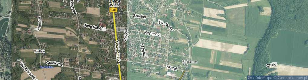 Zdjęcie satelitarne Śniadeckiego Jędrzeja ul.